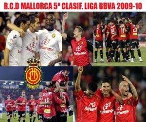 yapboz RCD Mallorca 5 Tasnif Ligi BBVA 2009-2010